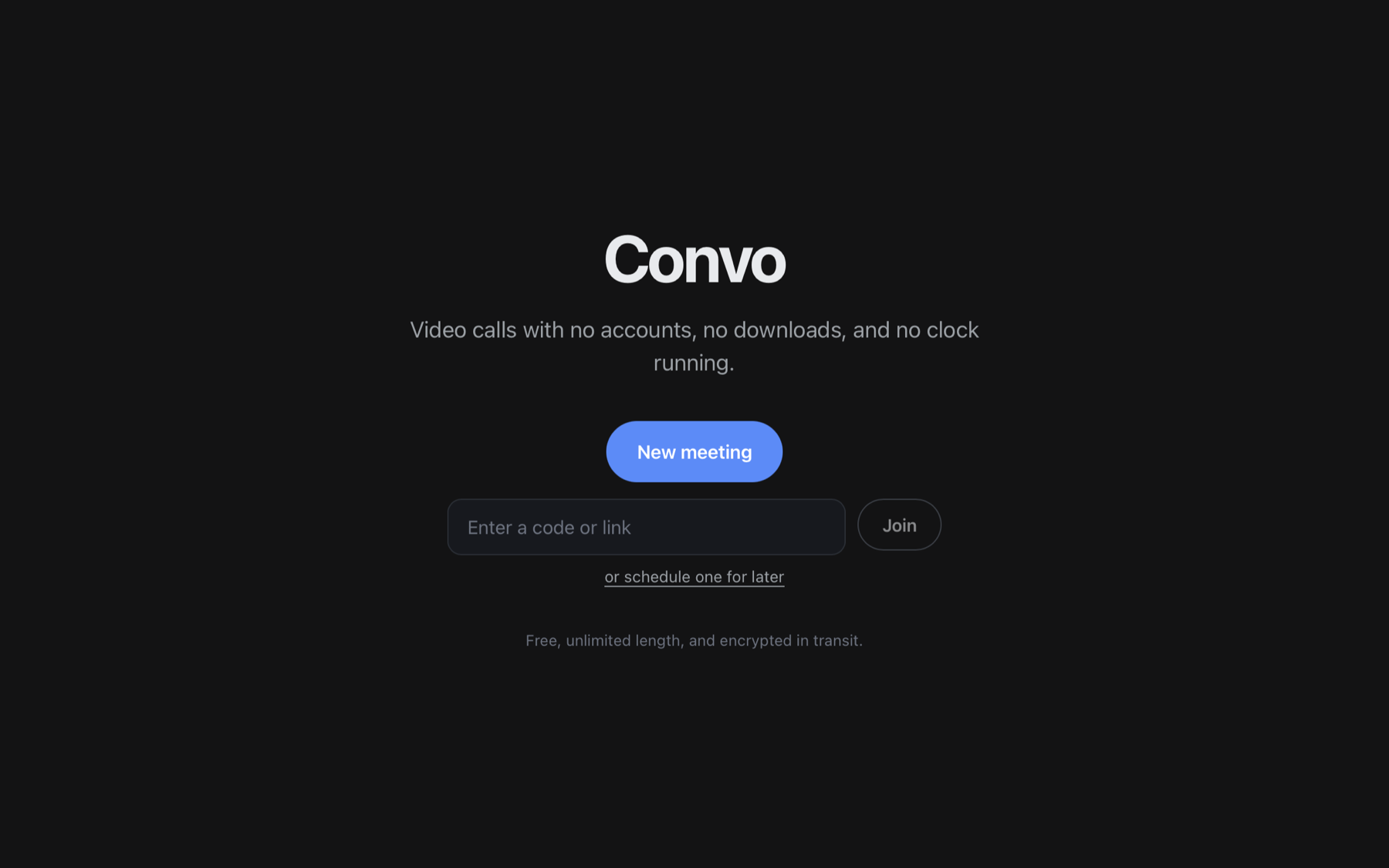 Convo running on macOS